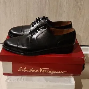 Salvatore Ferragamo West Nero Calf 9EE Salvatore Ferragamo Hammered Calfskin XL East West Tote Bag  main image 4